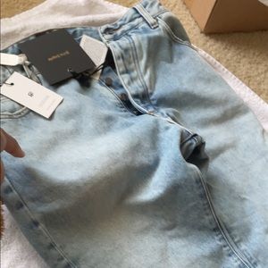 PALM ANGELS LOGO JEANS CLICK TO SEE VIDEO OF PRODUCT